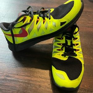 Nike running shoes size 10US. Used only once. Excellent condition. Customized